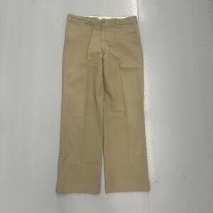 Vintage 60s Sears Tan Sanforized Workwear Chinos 36x31